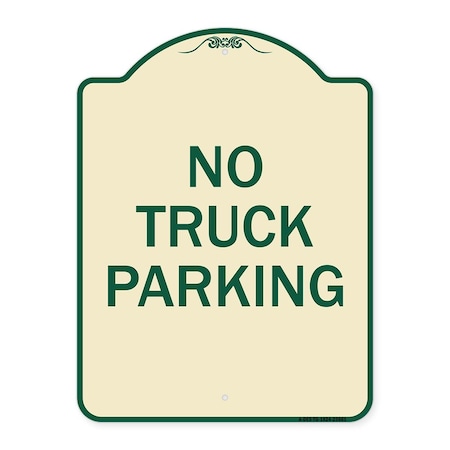 Signmission No Parking No Truck Parking Heavy-Gauge Aluminum Architectural Sign, 24" x 18", TG-1824-23661 A-DES-TG-1824-23661